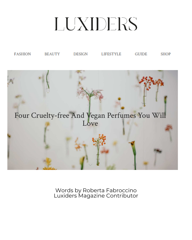 Luxiders Magazine: Cruelty-Free & Vegan Perfumes Featuring Wit & West Perfumes
