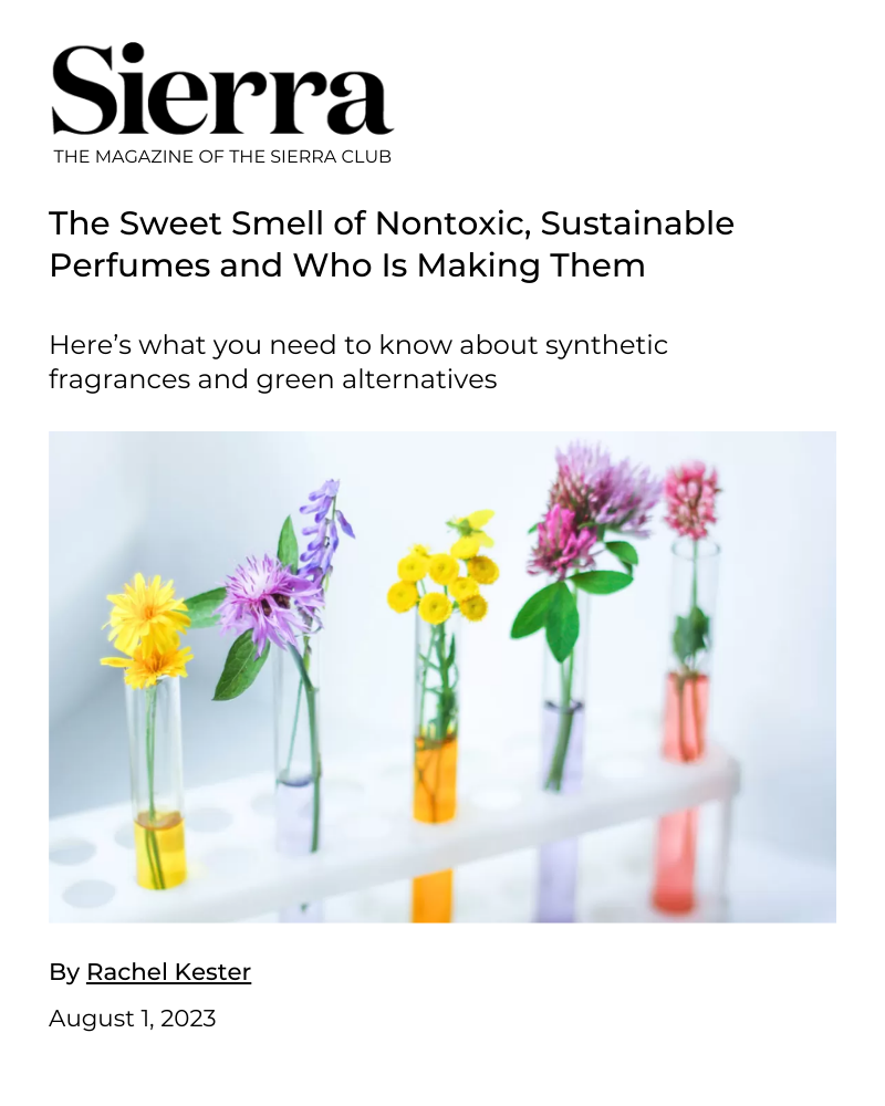 Sierra Club Magazine Featuring Wit & West Perfumes and Maison Haney of MIZU Brand