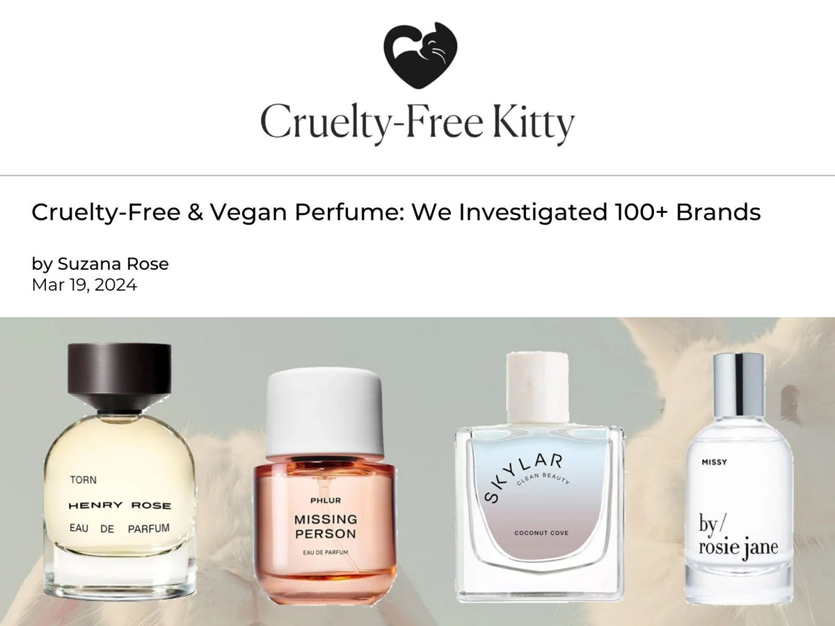 Cruelty-Free Kitty Article Featuring Wit & West Perfumes: Cruelty-Free & Vegan Perfume: We Investigated 100+ Brands