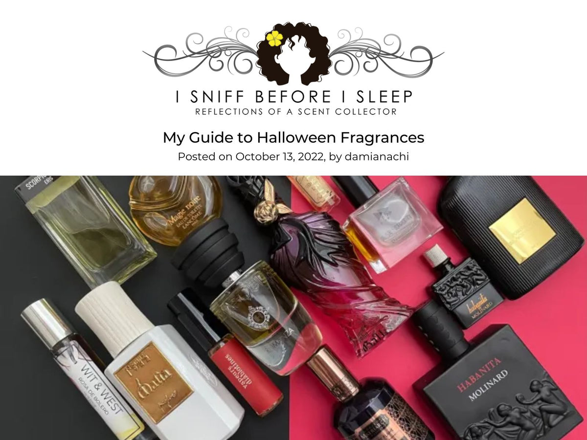 I Sniff Before I Sleep blog featuring Wit & West Perfumes, Rosa de Bolero Eau de Parfum: My Guide to Halloween Fragrances