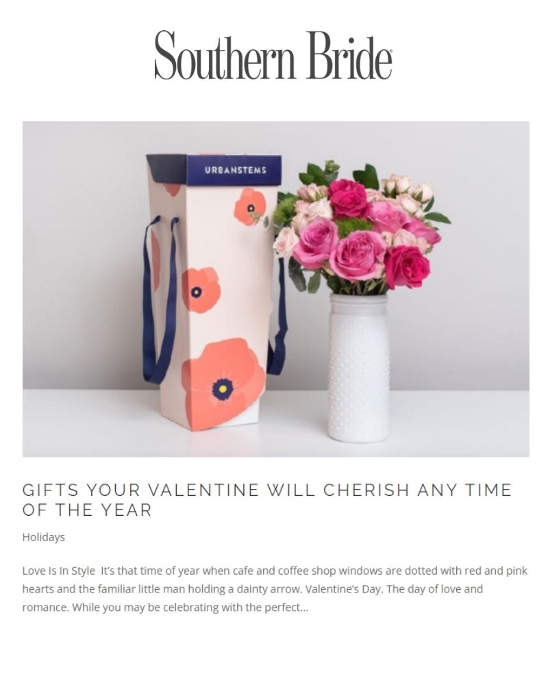 Southern Bride Magazine: Valentine's Day Gift Guide Featuring Wit & West Perfumes